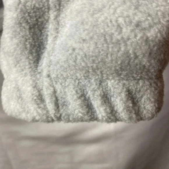 COLUMBIA WO SIZE LARGE GRAY FLEECE FRONT ZIP JACKET POCKETS GOOD CLEAN CONDIRION - Picture 9 of 9